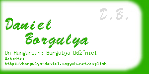 daniel borgulya business card